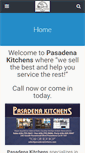 Mobile Screenshot of pasadenakitchens.com