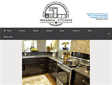 Tablet Screenshot of pasadenakitchens.com